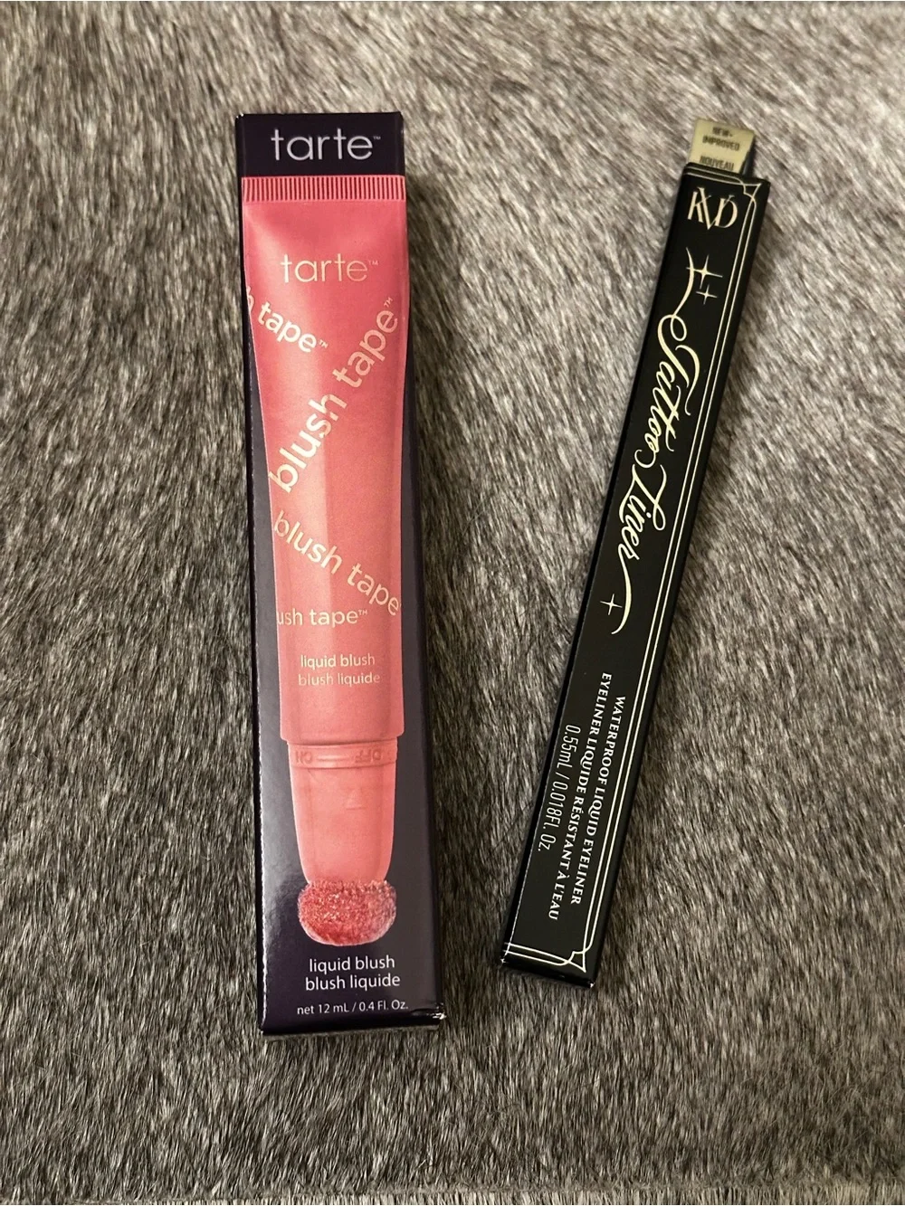Makeup Bundle with Tarte Blush Tape in Berry & KVD Tattoo Eyeliner in Black